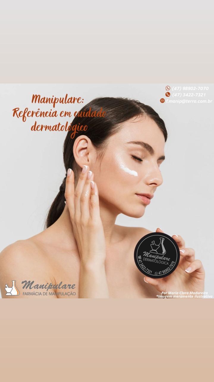 Post da Manipulare sobre cuidado dermatológico